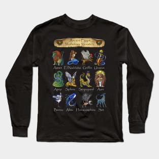 Ancient Egypt Mythology Creatures Long Sleeve T-Shirt